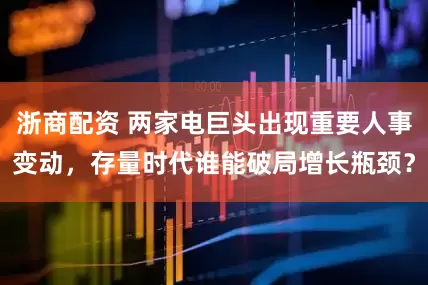 浙商配资 两家电巨头出现重要人事变动，存量时代谁能破局增长瓶颈？