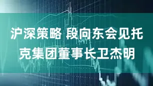 沪深策略 段向东会见托克集团董事长卫杰明